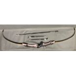 Yamaha Eolla Olympic recurve archery bow with limb balance adjusters, almost new, complete with