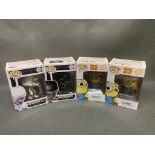 4 x Funko figures 2 Alien and 2 despicable me No’s 431 , 430 , 36 , and 35