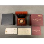 A full boxed proof royal mint 2016 full sovereign