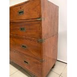 An antique Campaign chest