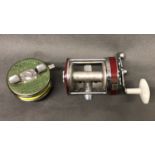 Pfleuger ''Sea King'' multiplier. Bigger fish reel ideal for Lyme Bay, made in the USA. Used but