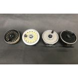 3 Fly Reels including Dam 90, Leeda Rimfly, intrepid Dragonfly 100 with spare spool and line