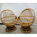 A pair of 1970’s Angrave’s bamboo chairs