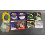 Fly Lines, all unused and boxed or tagged by Airflo, Berkley, Snowbee etc. Various weights from 7#
