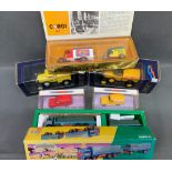 A group of mixed boxed model vehicles
