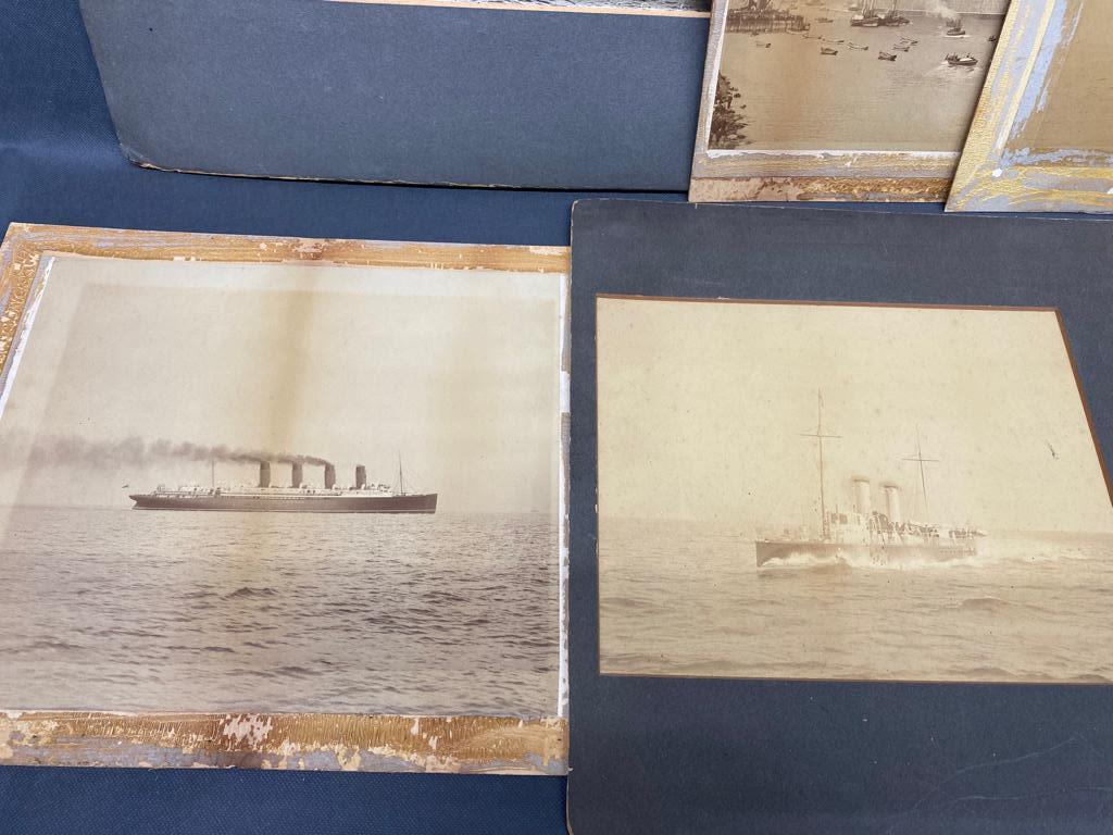 Nauticalia photography A group of original photographs of HMS Hood plus Edwardian era ones of HMS - Image 3 of 5