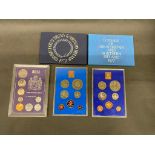 3 x proof coin sets , Great Britain and Northern Ireland 1972 & 1977 along with Malta 1972