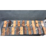 a set of 19 moulding planes