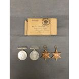 4 x WW2 service medals