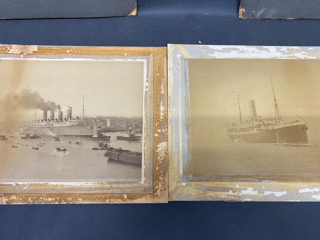 Nauticalia photography A group of original photographs of HMS Hood plus Edwardian era ones of HMS - Image 4 of 5