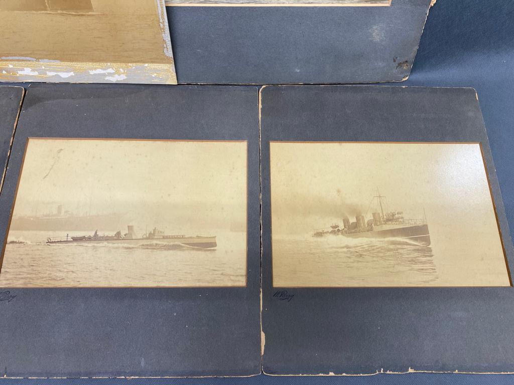 Nauticalia photography A group of original photographs of HMS Hood plus Edwardian era ones of HMS - Image 2 of 5