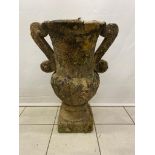 A George lll carved stone urn planter viva 1800-1820