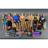 15 x 1990’s action man figures with 2 Dr X figures 1 box of vehicles and motorbikes etc, nation