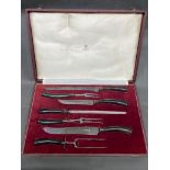 Asprey Knife Set with bone handles