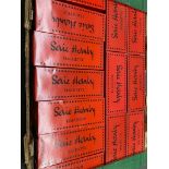 Hornby 0 Gauge tin plate passenger coaches made for Hachette for clockwork usage, 26 in total, all