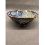 A studio pottery bowl by Trevor Corser, The Leach Pottery 1932-2015 .18.5 cm diameter 8 cm high