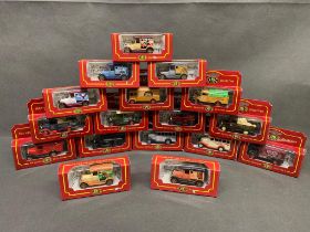 A collection of 23 boxed Cameo by Corgi model cars and a group of 14 mixed model cars