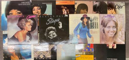 Selection of Cher, Shirly Bassey and other solo artists, all near mint