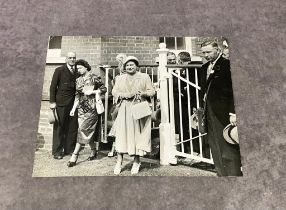 An original Reuters news photograph taken at Royal Ascot, 2nd day 15th June 1949 . The Queen and