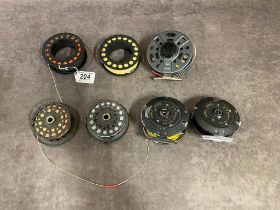 Selection of reels and spools