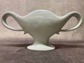 A Fulham Pottery Constance Spry mantle vase, 43cm wide