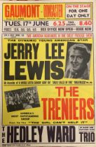 Original Jerry Lee Lewis British Tour Poster, 1958 . A beautiful poster from The disastrous 1958