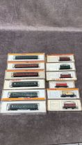 12 Arnold freight and good wagons Arnold N Gauge Freight/goods wagons all boxed 0425, 0428, 0449,