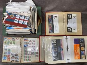 Collection of usable stamps in 2 boxes, approximately 1000 in quantity. Including great Britain