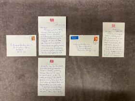Two hand written letters from a relation of our vendor who worked within the Royal household