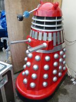 A full size Dr Who series Red Dalek