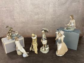 6 Lladro figurines