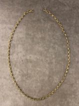 A 9ct gold gents necklace 16.6 grams