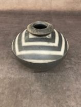 A Tim Andrews vase 12.5 cm high x 13 cm diameter