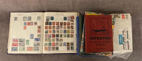 Several stamp albums