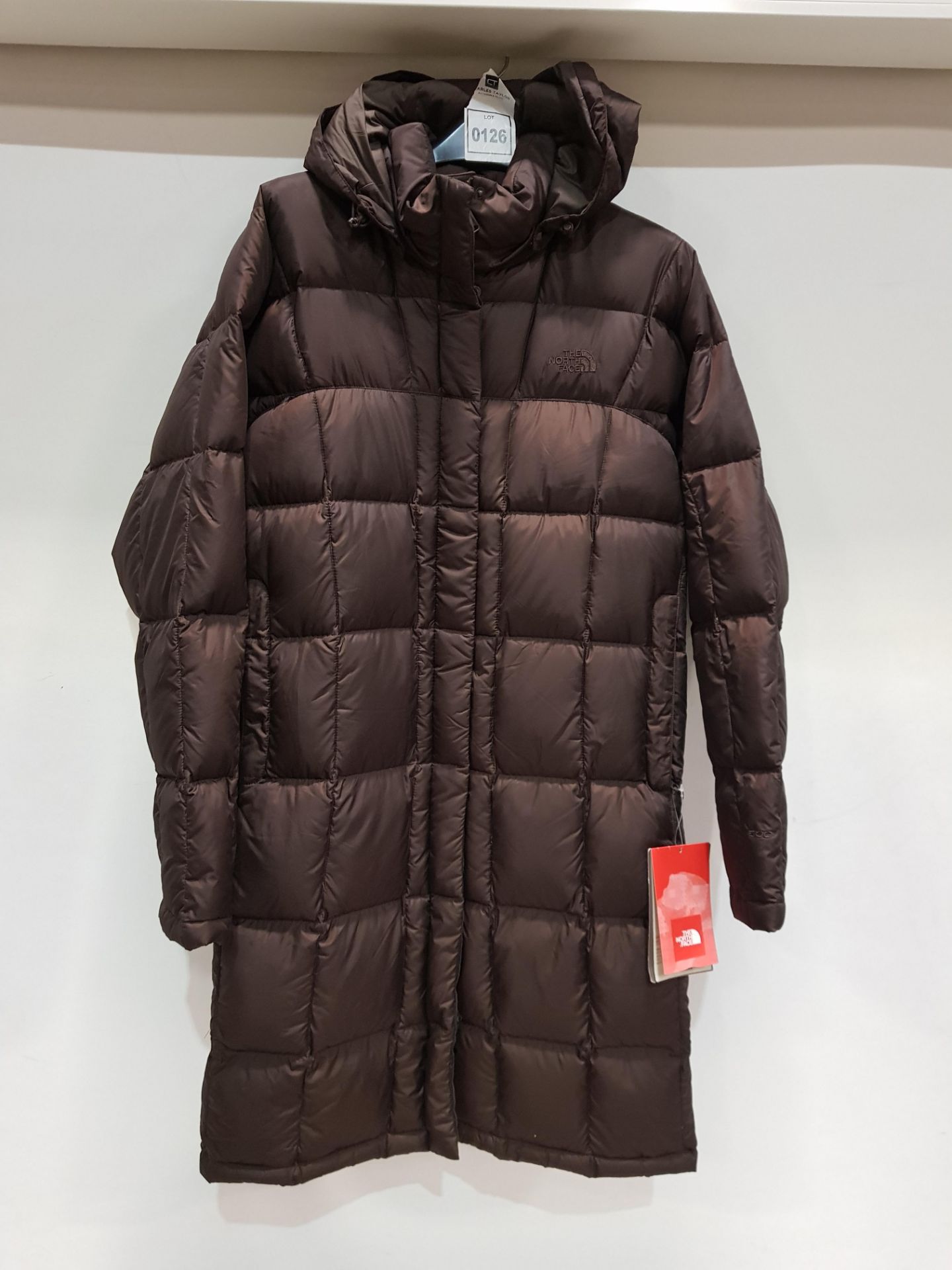 1 X BRAND NEW THE NORTH FACE METROPOLIS PARKA IN BROWNIE BROWN SIZE X LARGE - WITH TAGS