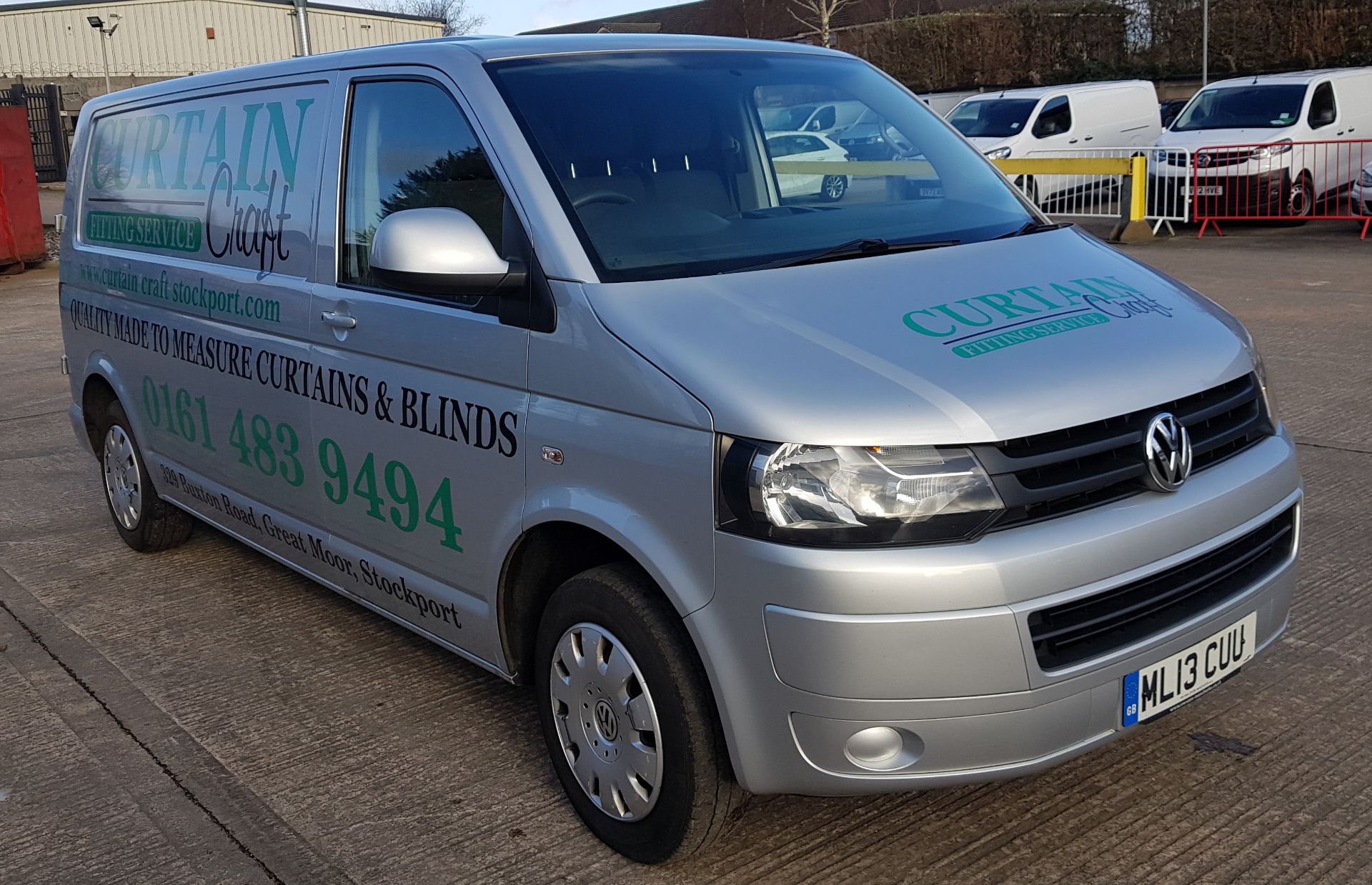 SILVER VOLKSWAGEN TRANSPORTER T30 TLINE 140 TDI DIESEL VAN 1968CC REG NO : ML13 CUU MILEAGE: 128,122