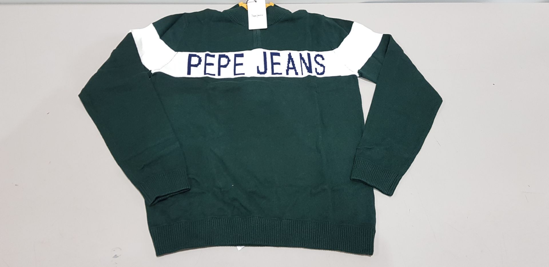 18 X BRAND NEW KIDS PEPE JEANS BRUCE JUMPERS IN VARIOUS SIZES TO INCLUDE AGE 6-16 YEARS