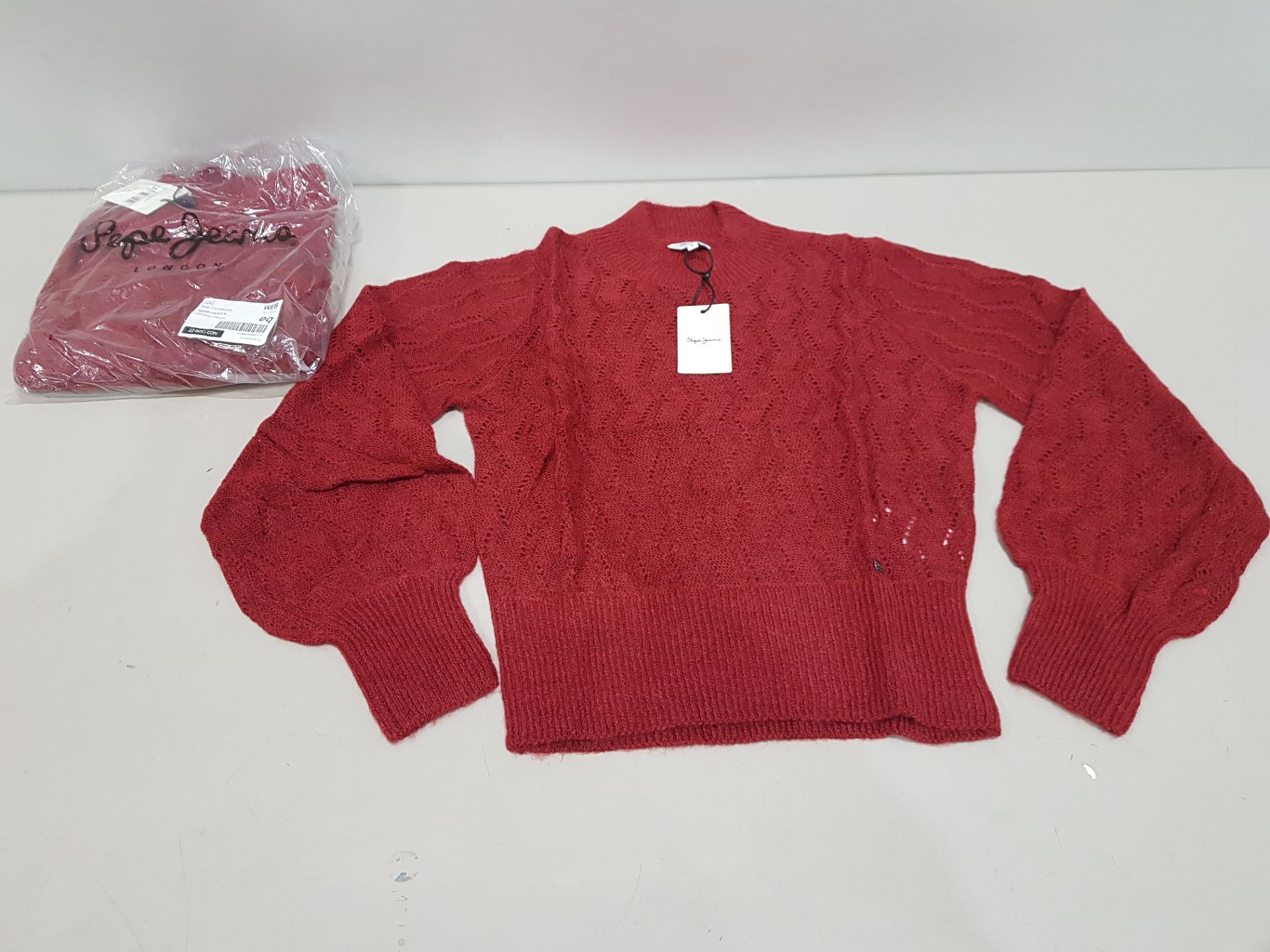 22 X BRAND NEW PEPE JEANS MARIE JUMPERS - ALL IN VARIOUS SIZES TO INCLUDE S/M/L/XL