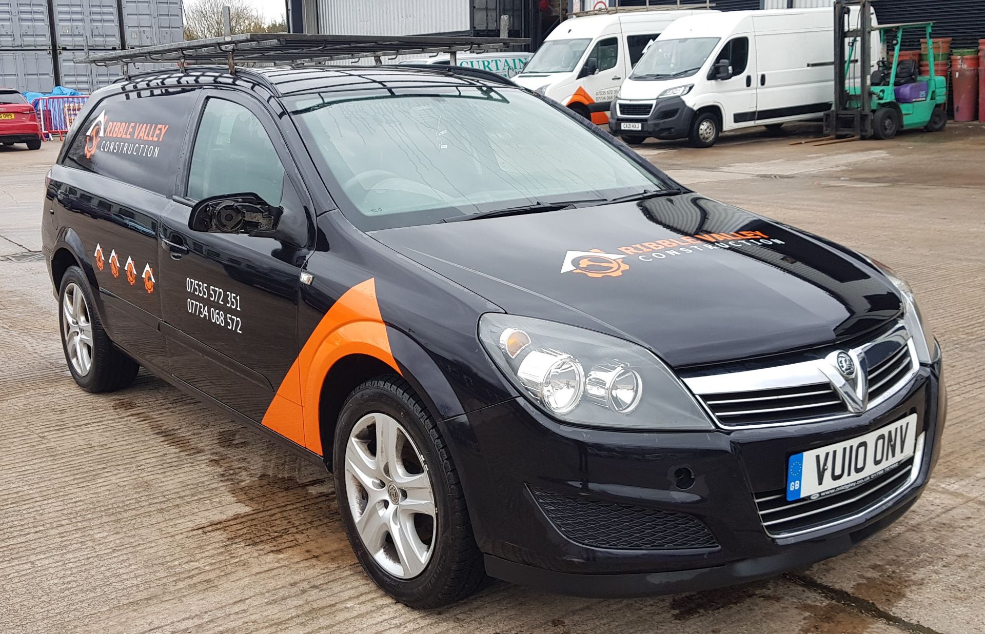 BLACK VAUXHALL ASTRA CLUB A/C CDTI CAR DERIVED DIESEL VAN 1248CC REG NUMBER : VU10 ONV MILEAGE: