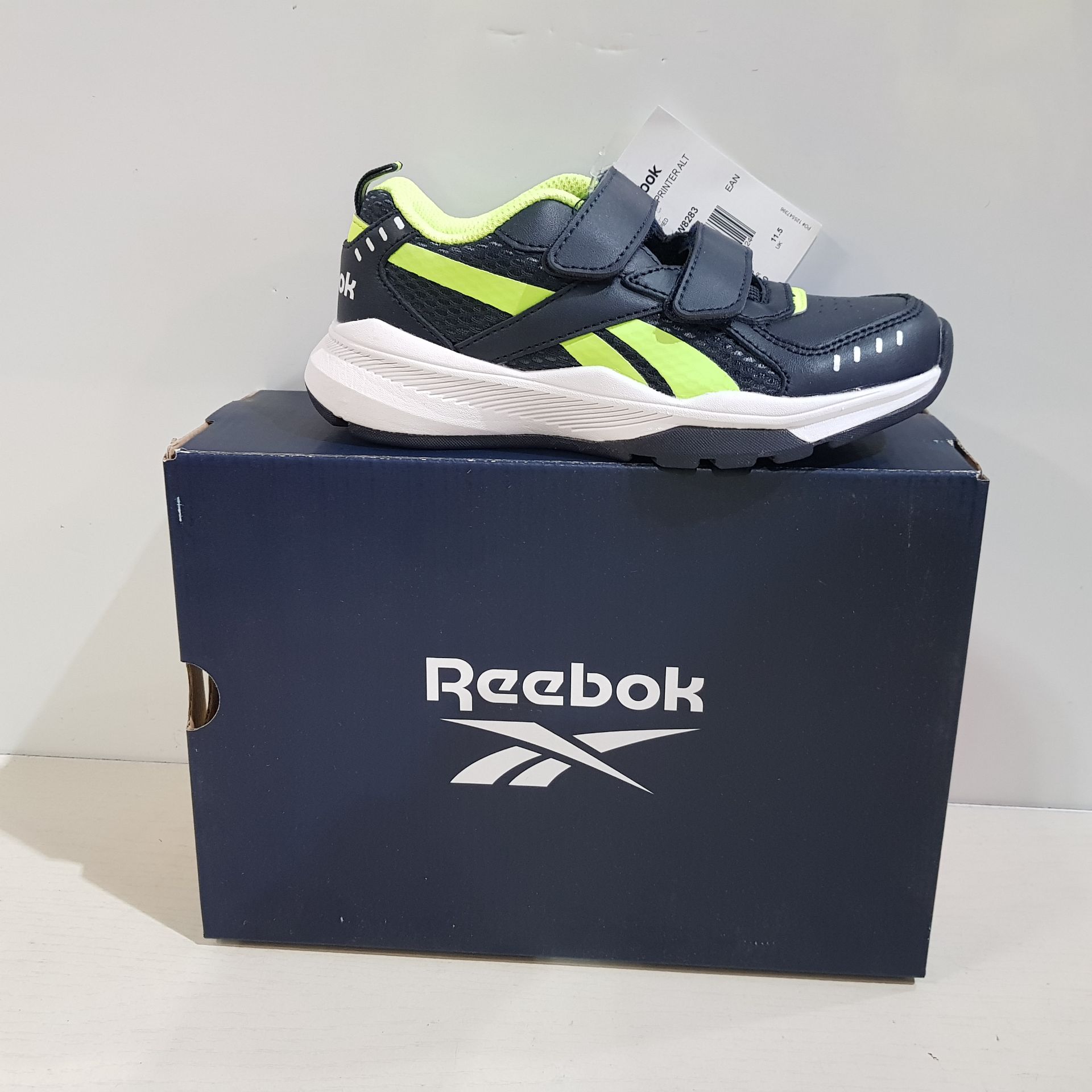 7 X MIXED BRAND NEW & BOXED REEBOK SHOE LOT TO INCLUDE ROYAL COMPLETE 3 LOWS, ROYAL TECHQUE TS AND