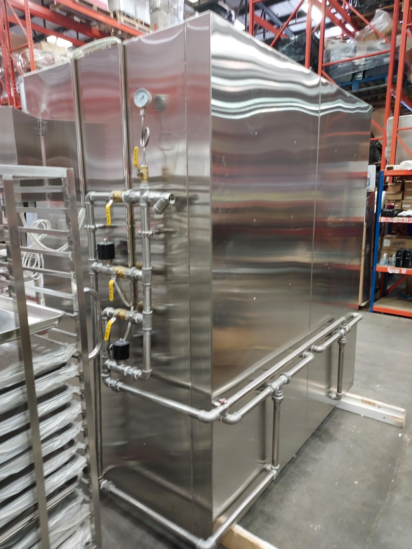 BRAND NEW STAINLESS STEEL COMMERCIAL FOOD STEAMING CABINET FOR WHOLESALE FOOD PRODUCTION BY - Image 8 of 10