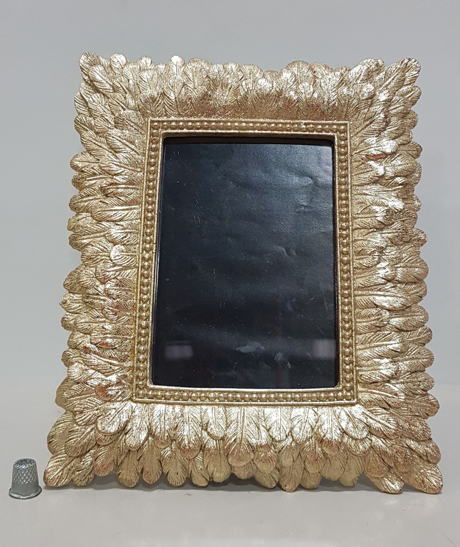24 X BRAND NEW THE VINTAGE GARDEN ROOM GOLD LEAF EFFECT PHOTOGRAPH FRAME SIZE 27CM X 23CM IN 2