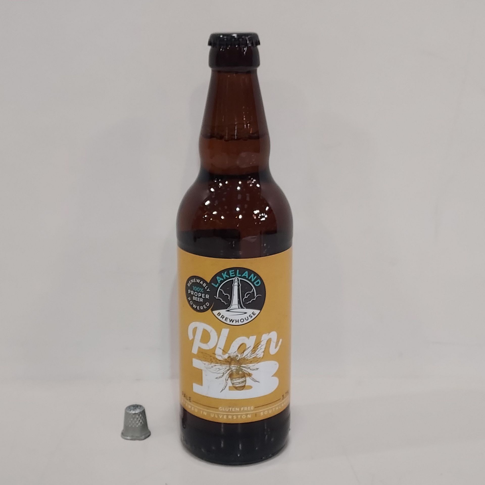 120 X BRAND NEW 500ML BOTTLES OF LAKELAND BREWHOUSE PLAN B PALE ALE / BEER IN 10 PACKS - BBE NOV