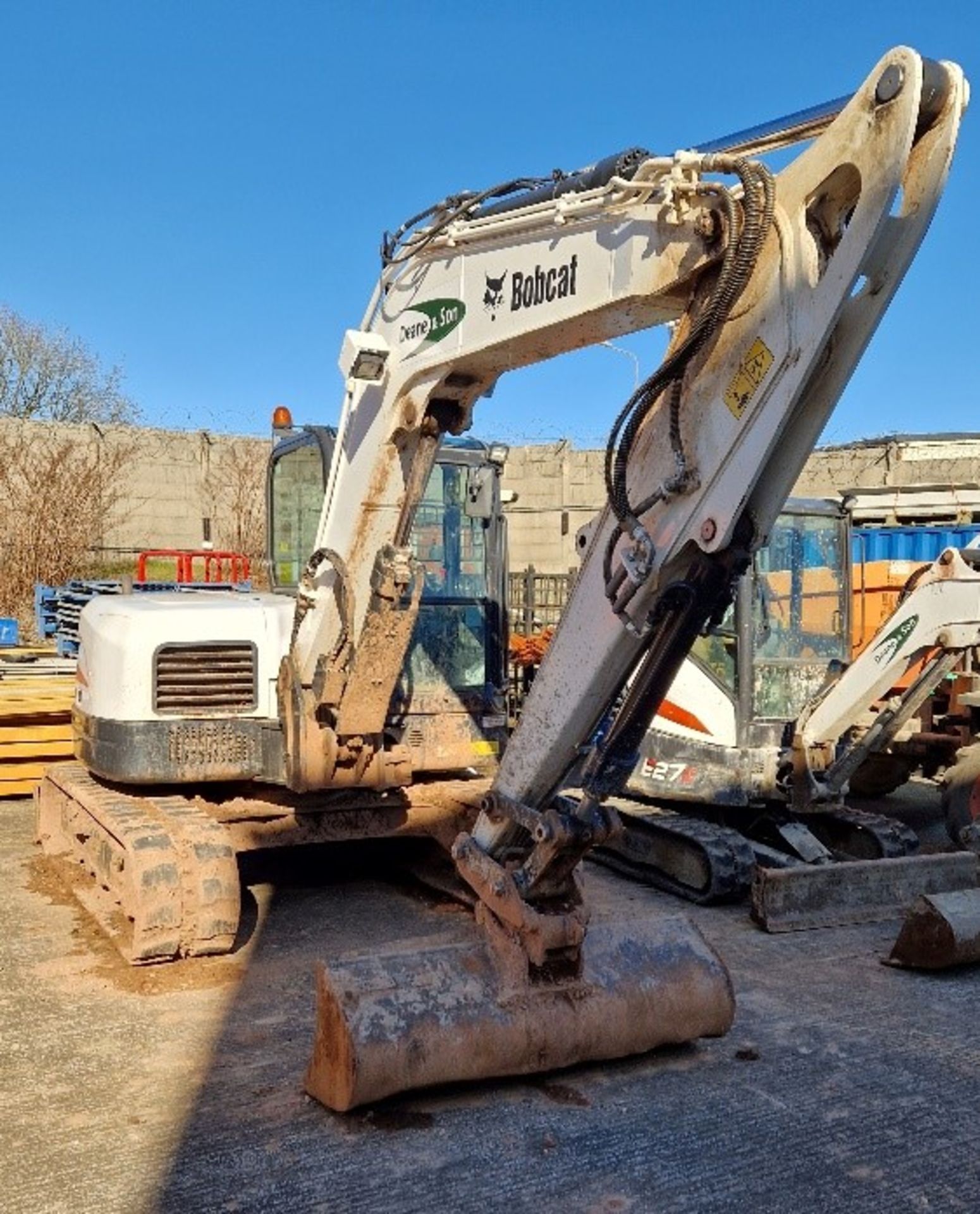 BOBCAT E85 EXCAVATOR, SERIAL NO: B34514754, YEAR 2020, 8600KG, WITH KEY, 1496.8 HOURS, PIONEER