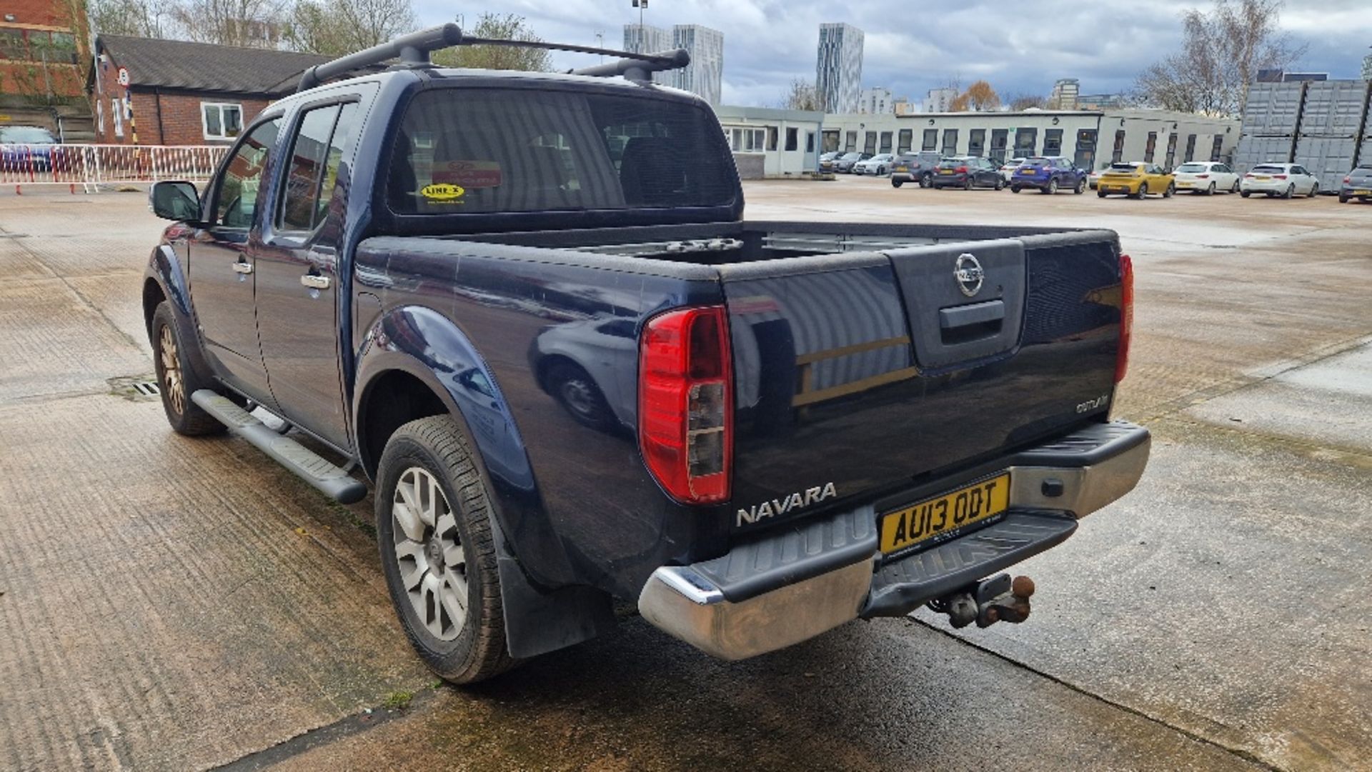 BLUE NISSAN NAVARA OUTLAW DCI AUTO, REG NO: AU13 ODT, ENGINE SIZE: 2991CC, 1ST REGISTERED: 28/03/ - Image 3 of 9