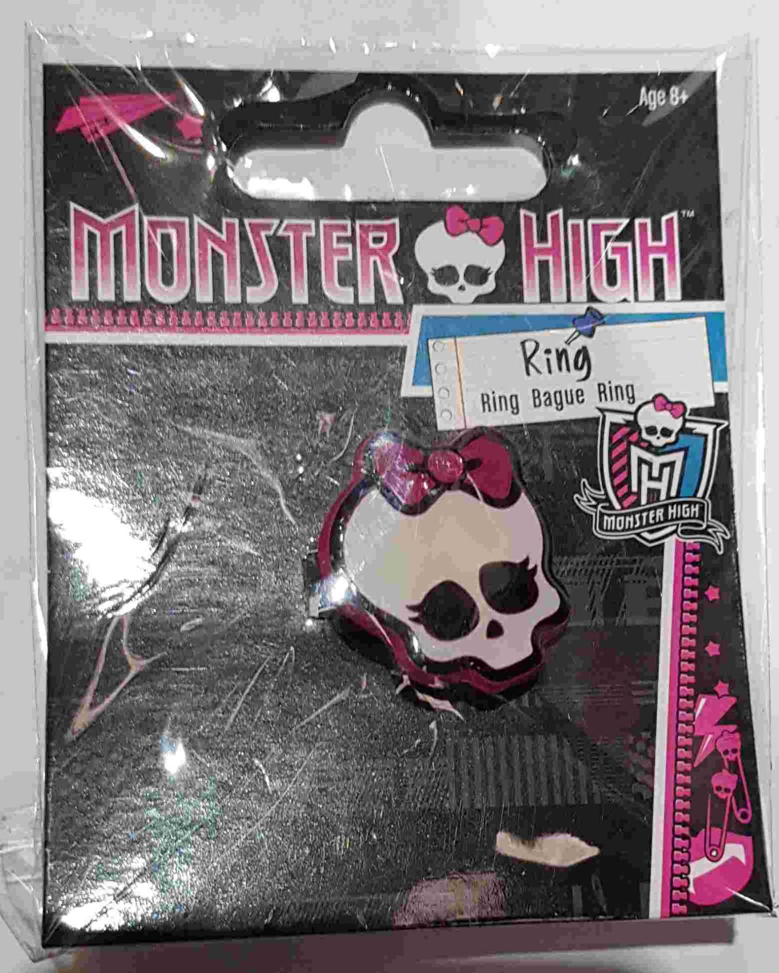 4320 X BRAND NEW MONSTER HIGH KIDS BAGUE RING - IN 180 BOXES - ON 1 FULL PALLET - Image 2 of 2