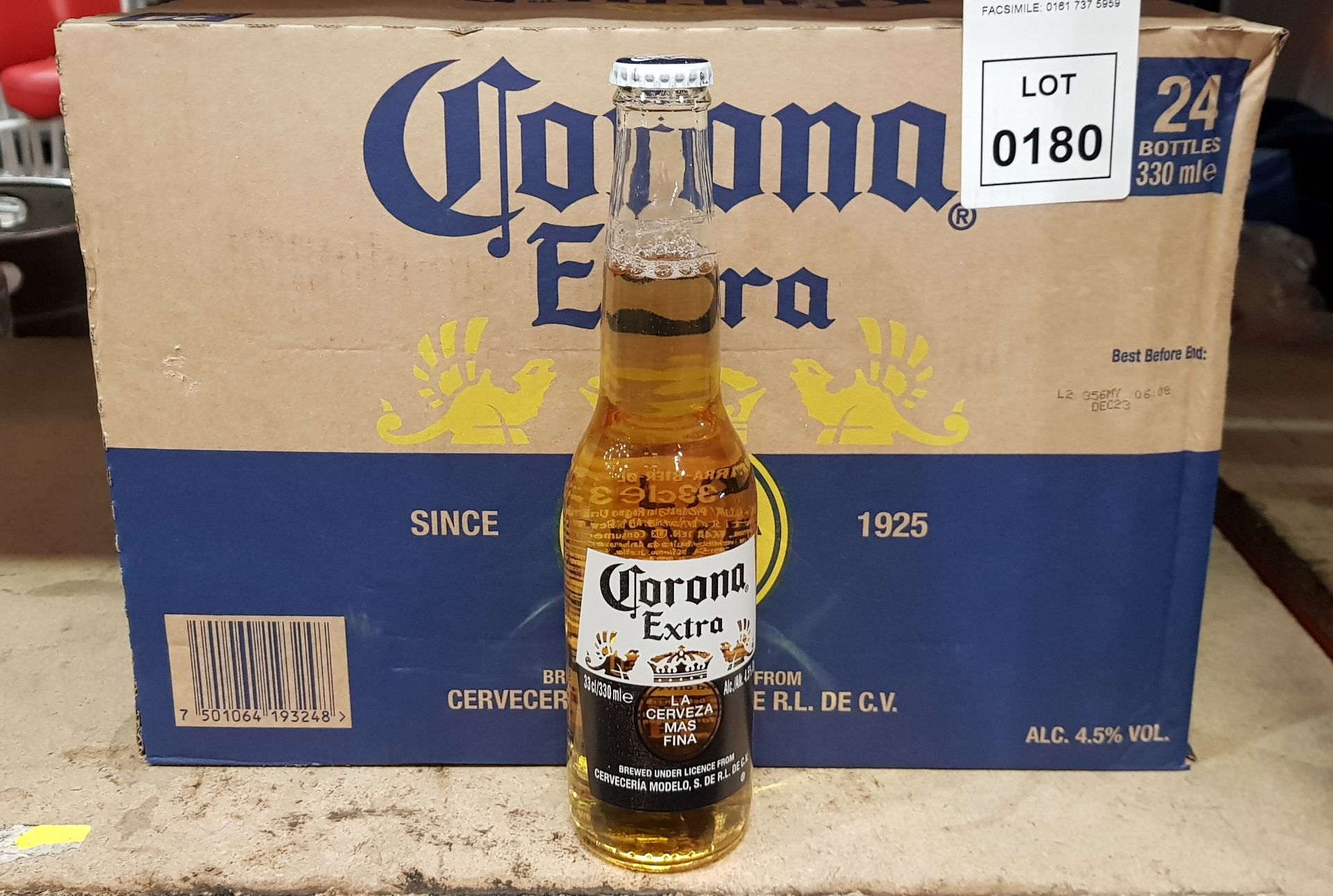 48 X BRAND NEW BOXED CORONA EXTRA BEER BOTTLES 330ML IN 2 BOXES