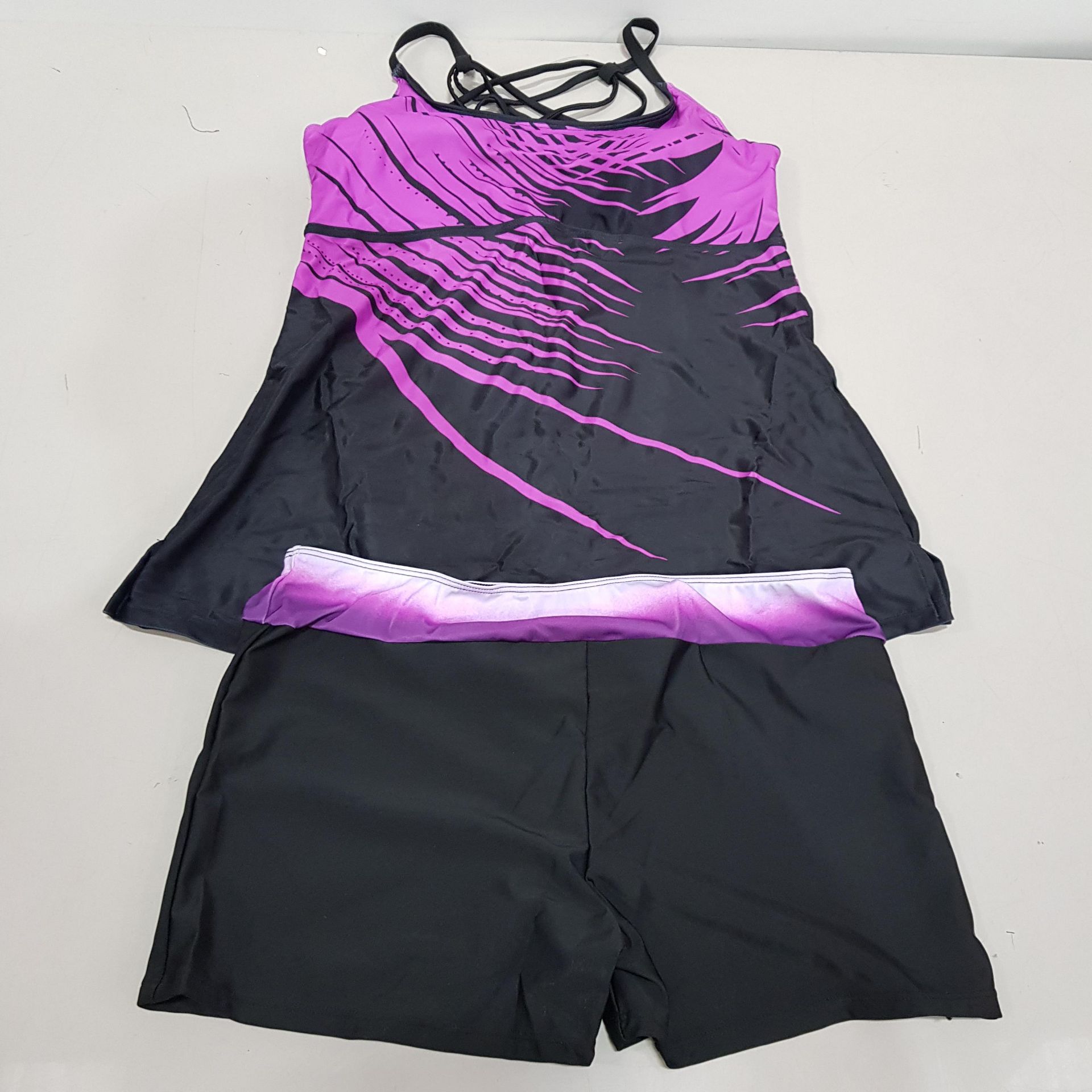 20 X BRAND NEW WOMAN 2 PIECE TANKINI SWIM / BEACH WEAR - IN SIZES TO INCLUDE S / 2XL / L XL ETC -