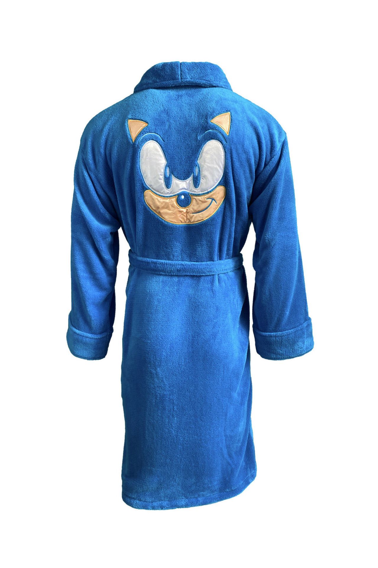 10 X BRAND NEW UNISEX LUXURIOUS SONIC THE HEDGEHOG CLASS OF 91 RETRO ADULTS DRESSING GOWN ROBE - Image 3 of 5