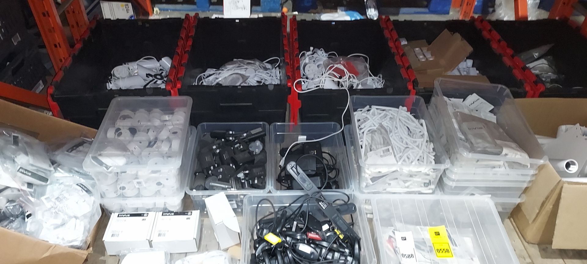 FULL BAY MIXED LOT CONTAINING - INVUE APPLE WATCH SECURITY TAGS - PHONE SECURITY TAGS - 1000+